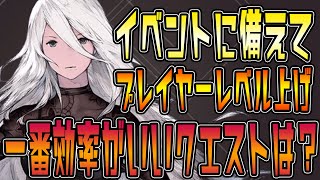 【ニーアリィンカーネーション】イベントに向けてスタミナ上限値を増やしていこう！おすすめクエストは？【NieR Re[in]carnation　nier reincarnation】