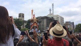 祇園祭2016　後祭り　大船鉾辻回し