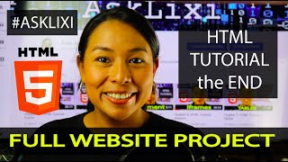 Chapter 17: HTML Tutorial - Full HTML Website - Final Chapter