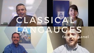 Classical Languages Panel with Dr. Joseph Tipton and Dr. Tim Edwards