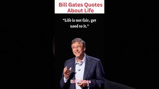 Bill Gates Quotes About Life And Success #shorts