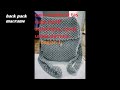 Tas ransel dari tali kur, part 1| amazing backpack macrame