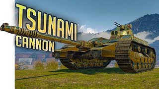 Crossout -The Monster Cannon - Tsunami Cannon Sniper Build - Crossout Gameplay Highlights