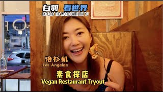 白羽看世界 EP 04 | 美国素食餐厅打卡 | Vegan Restaurant Tryout | Hygge with Baiyu | Exploring the World with Baiyu