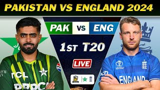 PAKISTAN vs ENGLAND 1st T20 MATCH Live SCORES | PAK VS ENG LIVE COMMENTARY | TOSS UPDATES