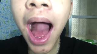 swallowing gummy but it so tasty be like