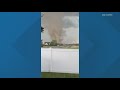 Tornado video south of Stones Crossing in Johnson County, Indiana June 25