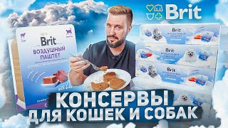 BRIT воздушный паштет для кошек и для собак | В чем их секрет?