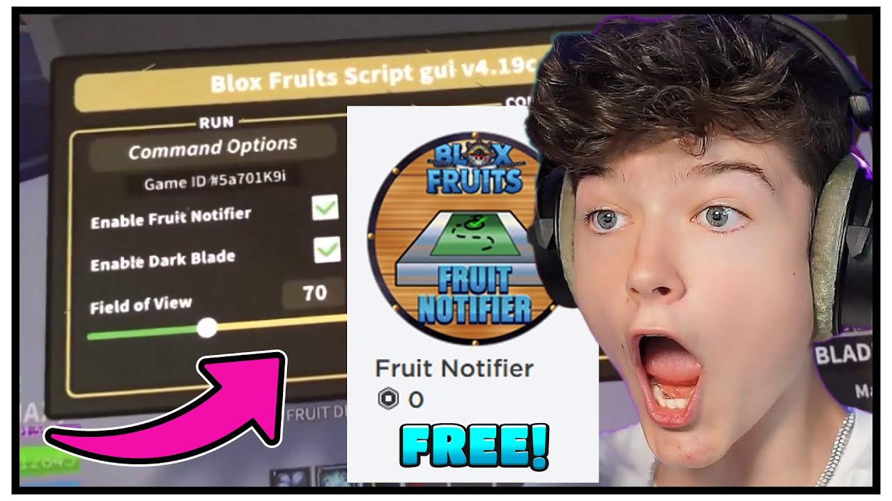 How To Get FREE Fruit Notifier And Dark Blade In BLOX FRUITS - YouTube