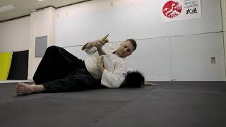 Wakigatame (Fujiwara Arm Bar) in Aikido 合気道の中で脇固めを入れるエクササイズ！