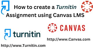 How to Create a Turnitin Assignment on Canvas
