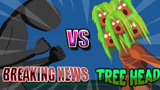 Breaking News vs Tree Head | Creepy Giants Tournament | Monster Animation