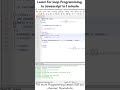 Learn for loop Programming in JavaScript in 1 Minute!  #shorts
