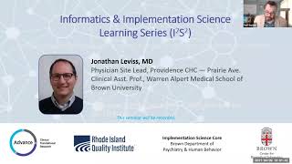 I2S2 Seminar Series: “Everyone hates their EHR!”—Why and how do we fix this?