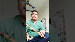 Raag khamaj bassed song on flute by Amar oak sir