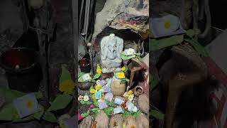 Amazing! Ancient Trishuls-Gupt Mahadev Gufa-Don't Miss Imprint Of Mahadev Jhata on the wall. MP.