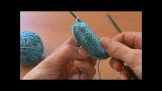 {Tricot} Les rangs raccourcis (wrap and turn)