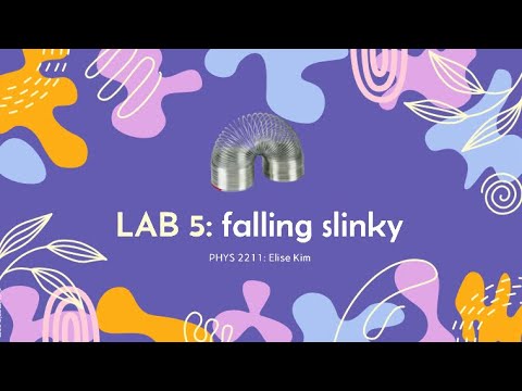 Phys 2211 Lab 5 Falling Slinky Youtube