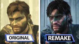 Metal Gear Solid 3 Delta | Original vs Remake | Gameplay Trailer Graphics Compar