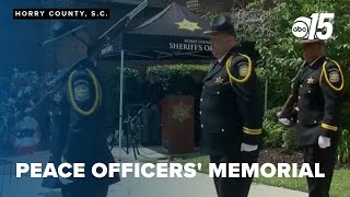 Fallen officers honored during Peace Officers' Memorial Service in Horry Co.