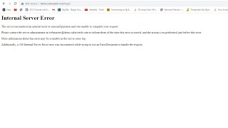 500 Internal Server Error - Godaddy Linux Hosting | cPanel