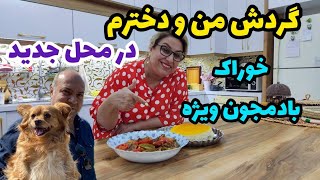 ولاگ گردش من و لیدی خانم ، دریا و کلی رعد و برق ، خوراک بادمجان ، روزمرگی های من