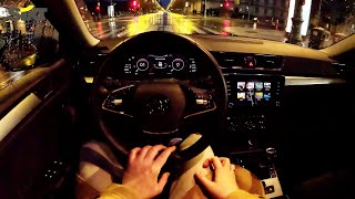2022 Skoda Superb [ Ambition 1.5 150hp ] Night POV Test Drive