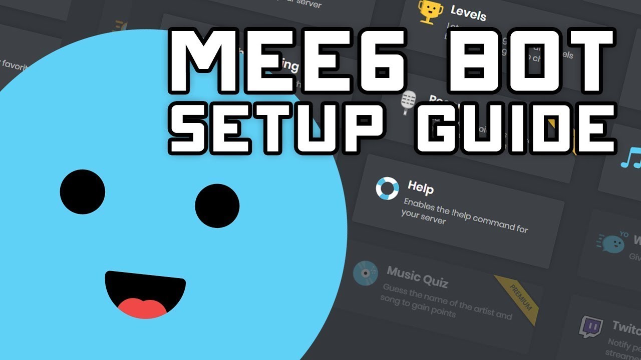 How To Setup MEE6!! | Best Bot Tutorial - YouTube