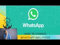 How to change WhatsApp wallpaper