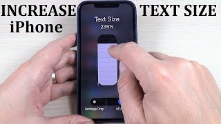 How to Easily Increase or Decrease Text Size on iPhone