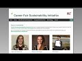 mit career fair sustainability initiative promo