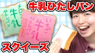 【DIY】簡単！牛乳ひたしパンスクイーズ作ってみた！