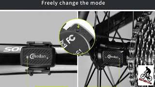 Bike Speed Cadence Sensor - Bicycle Computer - Ant+ Bluetooth - Waterproof
