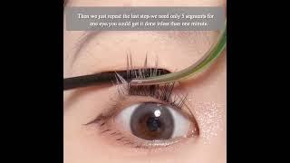 NAGARAKU eyelash extension #diylashextensions #falseeyelashes #cosmetic