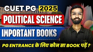 Important Books for Political science | CUET PG 2025 | MA Political Science Important books for Exam