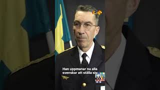 Ministern: "Det kan bli krig i Sverige"