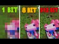 water bucket MLG in 1 bit 2 bit 4 bit 8 bit 16 bit 32 bit 64 bit 128 bits 256 bit 512 bit