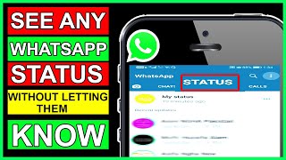 How to view WhatsApp Status without letting them Know | Hide Viewed By in WhatsApp | Secret trick