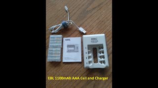 EBL AAA batteries and AA batteries + EBL USB charger vs. Opus BT-C3100