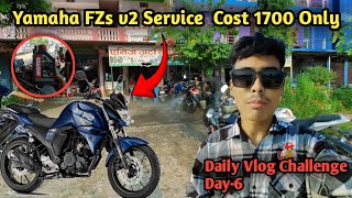 Fz V2 Bike Service || Yamaha Fz v2 Service Cost || आज बाईक Service गरियो || Yamaha FZs v2 Low cost