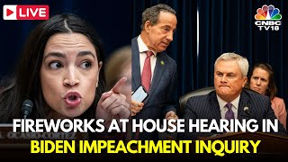 Biden Impeachment Hearing LIVE: Fireworks at House Hearing in Joe Biden Impeachment Inquiry | IN18L