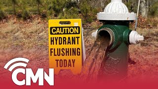 Hyannis Water Department Conducts Fire Hydrant Flushing Operation