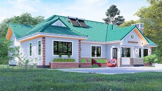 4 Bedroom  House Design + interior animation | House Plan | ALL ENSUITE PLAN