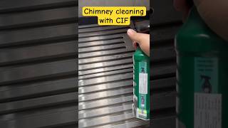 Cleaning chimney with CIF KITCHEN cleaner | It works like a Magic | Thanks to CIF #cif #kitchenhack