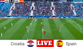 🔰#LIVE:CROTIA VS SPAIN, UEFA NATIONAL LEAGUE FULL TIME.