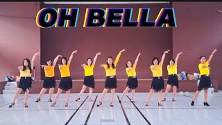 Oh Bella | LINE DANCE | Harry Samana (INA) & Cinta Lia (INA) - August 2024 | Demo by Bluma