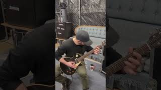 Weapon-X Frontman/Founder Dan Clor jamming during a Studio writing session.