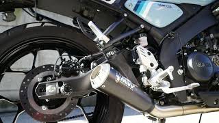 Mivv XSR125 2023-2024 JMCA認証 Mivv Exhaust フルシステム X-M1 BLACK ブラックステンレス Y.067.LC4B-JMCAX