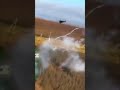 Ukrainian Mi-24 hits the Russian orcs #shorts