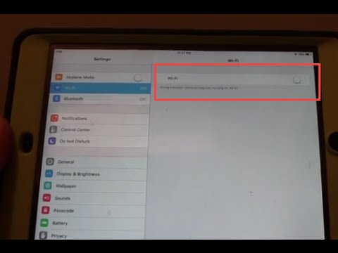 iPad Mini: Fix WiFi Grayed Out or Disabled iPad Mini: Fix WiFi Grayed Out or Disabled
